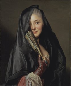 De dame met de sluier door Alexander Roslin