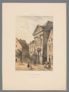 Bonnefantenklooster te Maastricht door Alexander Schaepkens