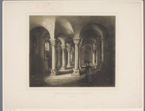 Crypte van abdijkerk Rolduc door Alexander Schaepkens