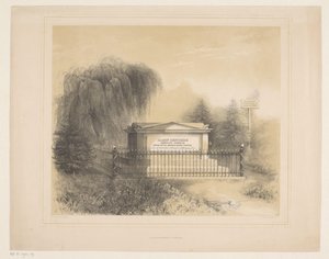 Graftombe van Andries Jan Jacob baron des Tombe door Alexander Schaepkens