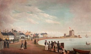 Beach Crescent en Broughty Castle door Alexander Smith