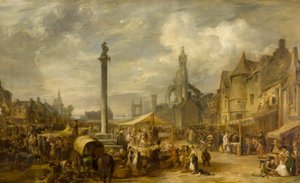 Een Schotse Kermis, ca. 1834 door Alexander Snr Fraser