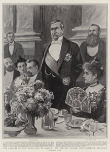 Het banket van de Devoniërs in Londen, Sir Redvers Buller, de president, spreekt