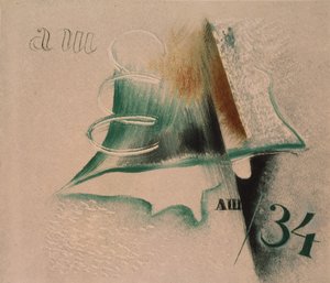 Compositie met twee brieven, 1934