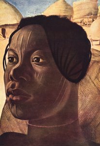 Aoua, vrouw Banda (Ialinga), uit Tekeningen en Schilderijen van Afrika, uitgevoerd tijdens de Citroen Centraal Afrika expeditie, tweede missie Haardt Audouin-Dubreuil, uitgegeven Parijs, 1927