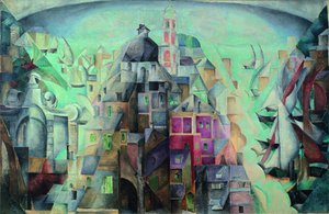 Synthetisch uitzicht op de stad Diepe, 1912-1913