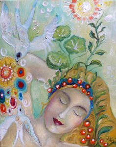 Rustgevend droomlandschap door Alexandra Higgins