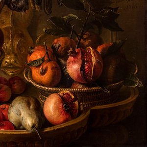 Stilleven met jachttrofee, detail door Alexandre-François Desportes