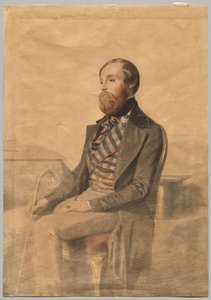 Portret van Alfred de Musset (1810-1857)