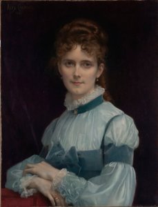 Portret van Miss Fanny Clapp door Alexandre Cabanel