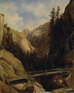 Bij de waterval van de Handeck, 1842-43
