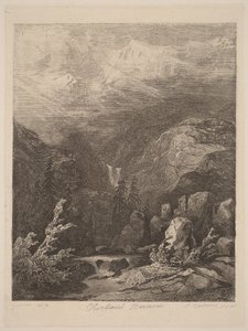 Berner Oberland door Alexandre Calame