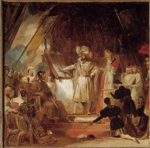 Francois I ridder door Bayard