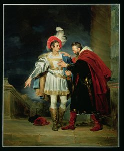 Rodrigo de Vivar, El Cid (c.1043-99) en zijn vader, Don Diego, c.1827