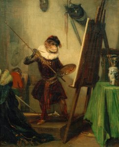 Aap als schilder