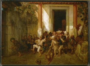 Turks schoolreisje - Turkse school ... door Alexandre Gabriel Decamps