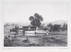 Turkse kazerne, 1823-60 door Alexandre Gabriel Decamps