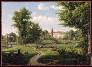 Uitzicht op het Kasteel van Villiers-Saint-Paul, nabij Senlis