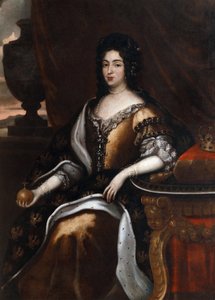 Portret van koningin Marie Casimire door Alexandre Jan Tricius