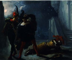 De dood van Valentin door Alexandre Marie Colin