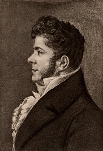 Portret van Stendhal, Franse romanschrijver door Alexandre Marie Longuet