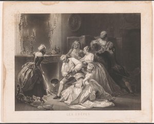 Elegant gezelschap bakt pannenkoeken