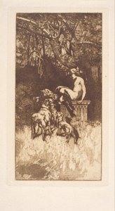 Allegorische Compositie door Alexandre de Riquer