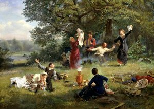 Zondag door Alexei Ivanovich Korzukhin
