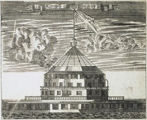 Fort Kronschlot in Kronstadt, 1717 door Alexei Ivanovich Rostovtsev