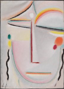 Abstract Hoofd: Verlichting II, 1919