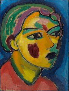 Dichter Mystiek hoofd, 1917