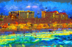 Strand,2020,(gemengde techniek)