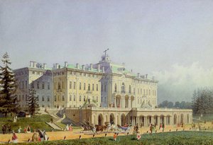 Het Constantijnpaleis in Strelna, 1847