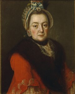 Portret van Anna Ivanovna Kolycheva, 1768 door Alexei Petrovich Antropov