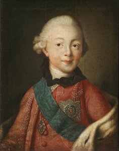 Portret van groothertog Pavel Petrovich 1754-1801, 1765