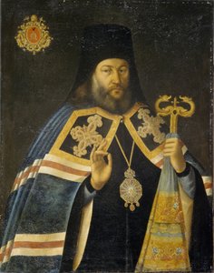 Theodosius Yankovsky, aartsbisschop van Sint-Petersburg en prior van het Alexander Nevsky-klooster, 1770s