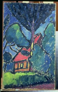 Landschap, ca. 1910 door Alexej von Jawlensky