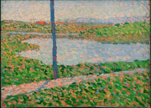 Landschap met meer door Alexej von Jawlensky