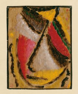 Meditatie, 1934 door Alexej von Jawlensky