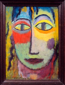 Medusa door Alexej von Jawlensky