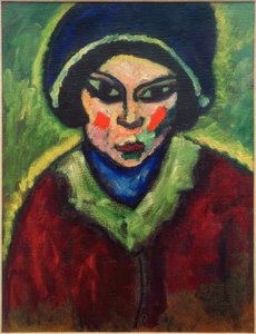 Moeder van Nikita door Alexej von Jawlensky
