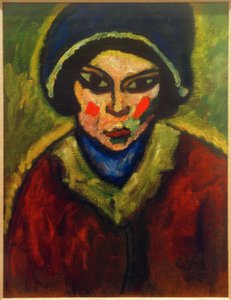 Moeder van Nikita door Alexej von Jawlensky
