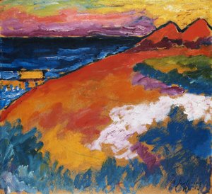 Aan de Oostzee, 1911 door Alexej von Jawlensky