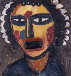 Profeet (Sibyl) door Alexej von Jawlensky