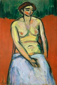 Zittende Vrouwelijke Naakt, ca. 1910