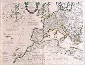 Europa en Afrika - door A door Alexis Hubert Jaillot