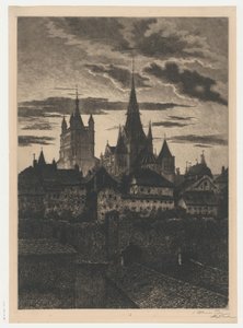 Gezicht op Lausanne