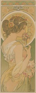 La primevère door Alfons Marie Mucha