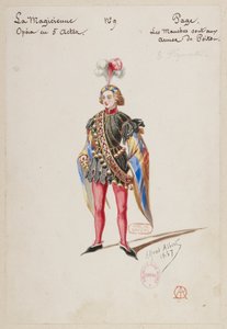 Halévy - La magicienne - kostuummodellen van Alfred Albert - 09. Pagina. Acht extra