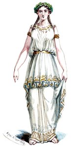 Halévy - La magicienne - kostuummodellen door Alfred Albert - 21. Mélusine, 3e kostuum (geretoucheerd)